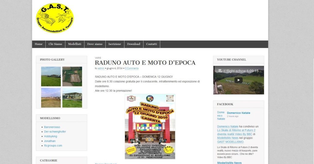 Online il sito di aeromodellismo San Tammaro - Caserta